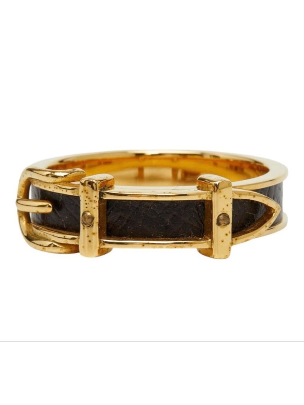 Hermes Belt Motif Scarf Ring